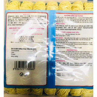 Mì trứng đặc biệt THANH TÂN (gói 500gr)