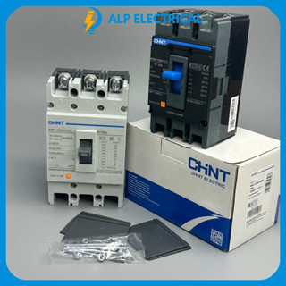 Attomat mccb chint 3 pha đen nxm-trắng nm1 30s-125s