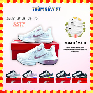Giày Thể Thao Nữ 2267, Giày sneaker nữ chạy bộ 𝗡𝗜.𝗞𝗘_𝗭𝗢𝗢𝗠 vải Canvas Thoáng khí (Có 6 MÀU)