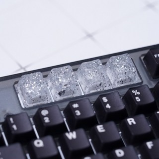 49Fzone - Keycap bàn phím cơ, Keycap artisan - Silver Crystal