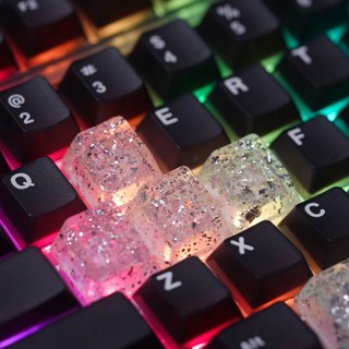 49Fzone - Keycap bàn phím cơ, Keycap artisan - Silver Crystal