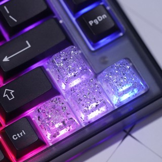 49Fzone - Keycap bàn phím cơ, Keycap artisan - Silver Crystal
