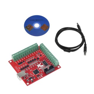 Usb mach3 cnc màu đỏ, mach3 cnc bob usb. mạch điều khiển động cơ bước mach 3 usb.
