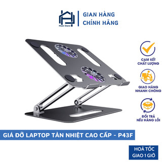 Giá đỡ tản nhiệt laptop macbook, kệ đỡ máy tính ipad nhôm cao cấp để bàn HSON chỉnh góc linh hoạt
