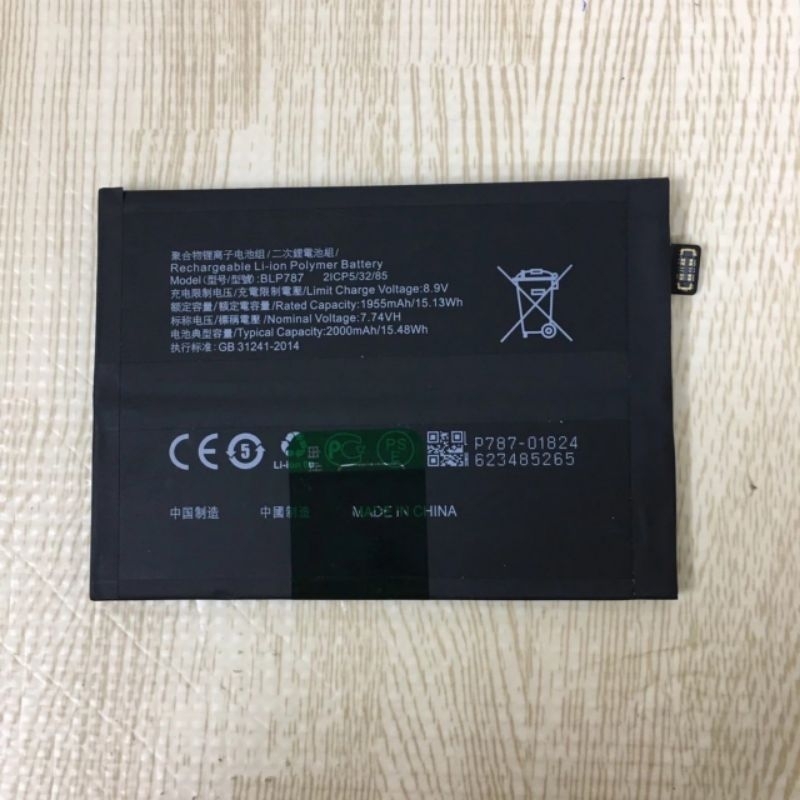 Pin cho máy Oppo Reno 4 Pro / Blp787 bảo hành lỗi đổi mới
