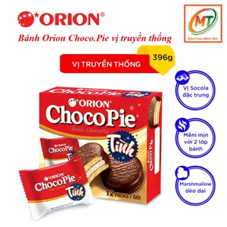 Bánh Orion ChocoPie Tình vị truyền thống, Hộp 12 gói (396G) date tháng 01/2025