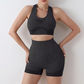 Set Đồ Tập Gym Nữ FITCAN Set Đồ Tập Yoga, Chạy Bộ Croptop Có Đệm Mút Chống Sốc Co Giãn Chun Mông S19