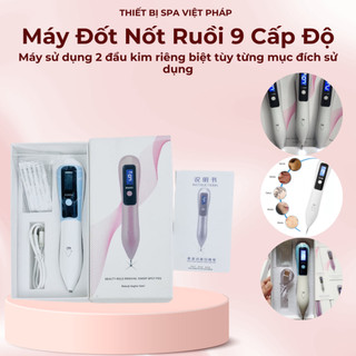 Máy đốt nốt ruồi mụn thịt tàn nhang 9 cấp độ Tặng kèm 2 kim