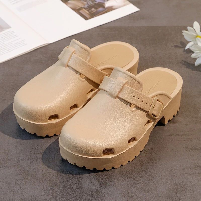 Dép Sục Nữ Đế Xuồng Đế cao 5 cm thời trang cao cấp