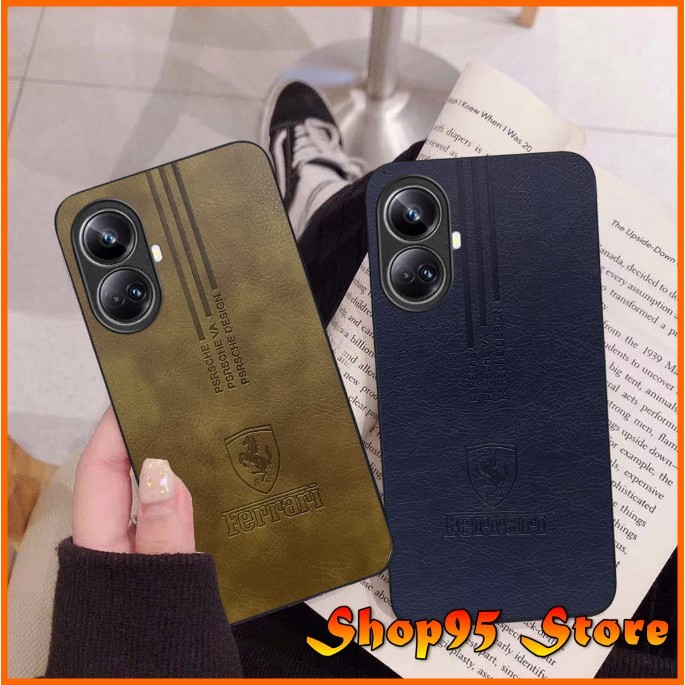 Ốp da Ferari Realme 10pro+ Q2 Q5 pro Q3 pro GT Neo 3 GT neo 2T GT neo 5 GT neo 3T GT Neo 2 GT neo 5 