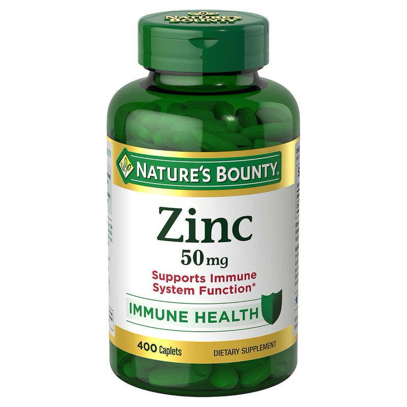 Viên uống bổ sung kẽm 💥 LOẠI TỐT 💥 viên uống Nature’s Bounty Zinc giúp xương chắc khỏe, giảm nguy cơ loãng xương