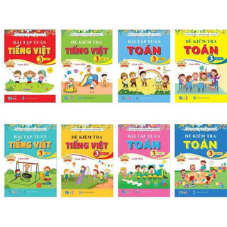  Sách - Đề Kiểm Tra Bài Tập Tuần Bài Tập Hằng Ngày Toán Và Tiếng Việt Lớp 3 - Cánh Diều 