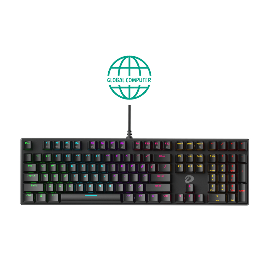 BÀN PHÍM CƠ DAREU EK810 MULTI-LED BLACK Blue/Brown/Red
