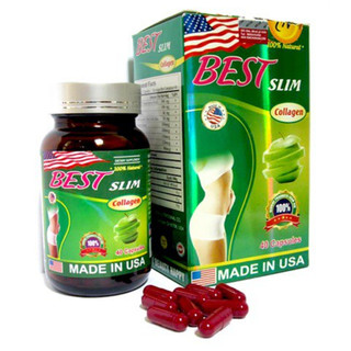 Viên uống hỗ trợ giảm cân best slim collagen từ usa