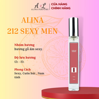 Nước Hoa Chiết Nam Alina Perfume 212 SEXY MEN EDP Chính Hãng 10ml Sexy, Cuốn hút , Nam tính
