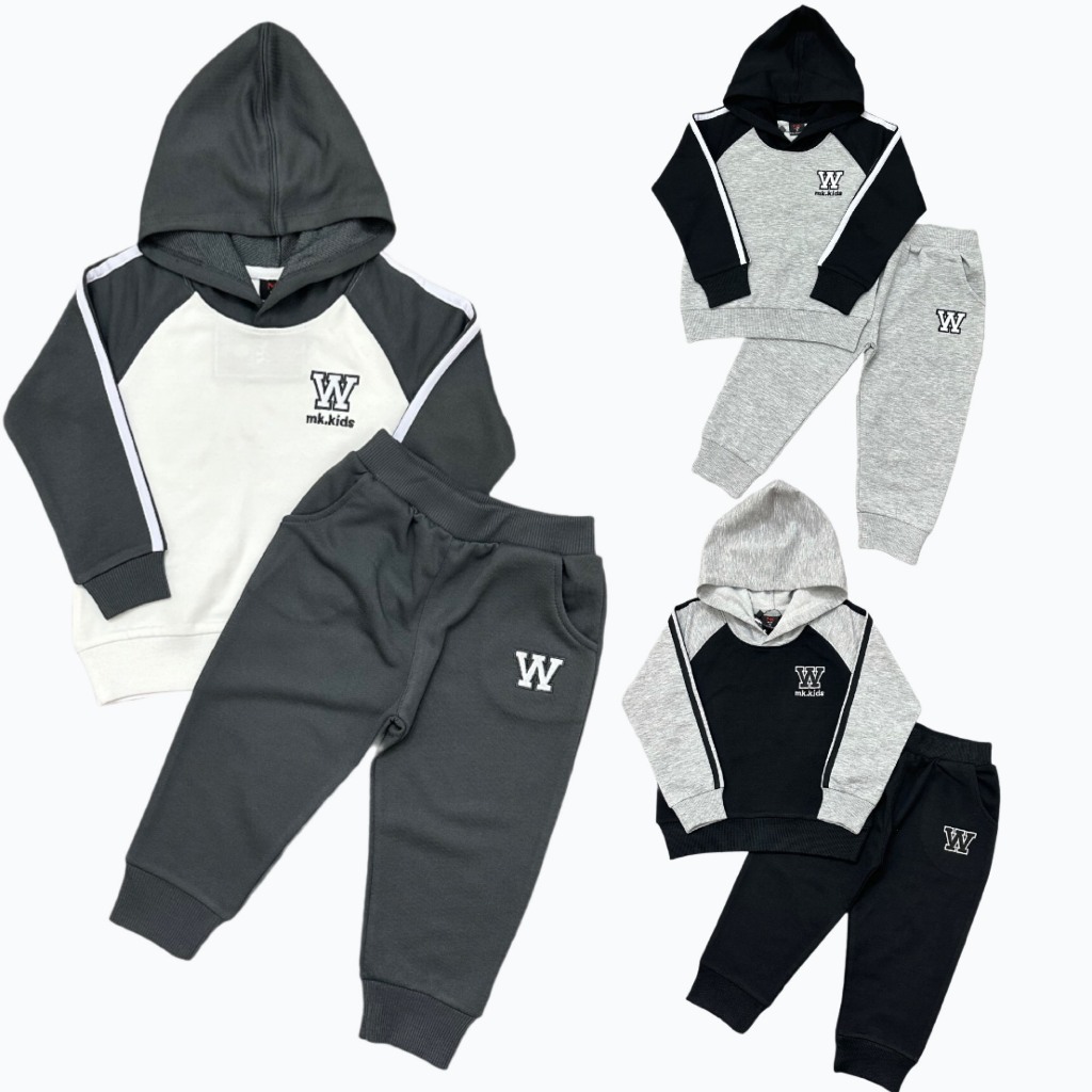 Bộ đồ bé trai, đồ bộ thu đông có nón cho bé trai, bé gái 2-12 tuổi,10-32kg