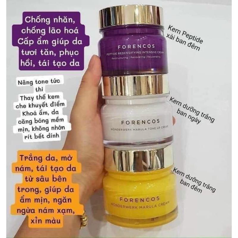 Kem dưỡng trắng da Forencos .