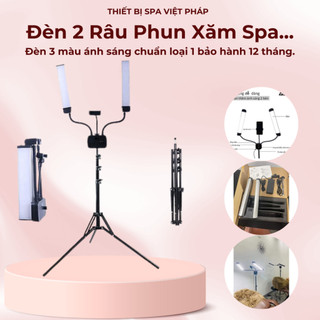 Đèn 2 râu phun xăm đèn spa nối mi