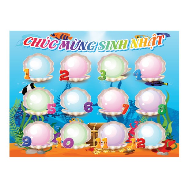 Decal, bạt lụa Trang trí góc Sinh nhật 011