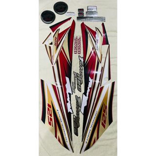Bộ tem decal dán xe máy honda future neo bản xăng cơ 125 đời 2008 2009 màu đỏ siêu đẹp