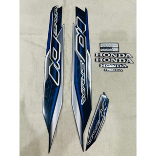 Bộ tem decal dán xe máy honda wave a 2024 wave anpha wave alpha màu xanh đen zin thái siêu đẹp