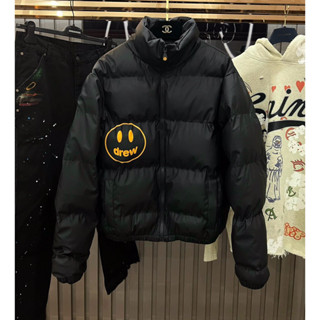 [Hight Quality] Hàng Có Sẵn!! Áo Khoác Phao Drew House - Smiley Face Printing Casual - Tinh Tế Chất Cực Dày Ấm Nam Nữ