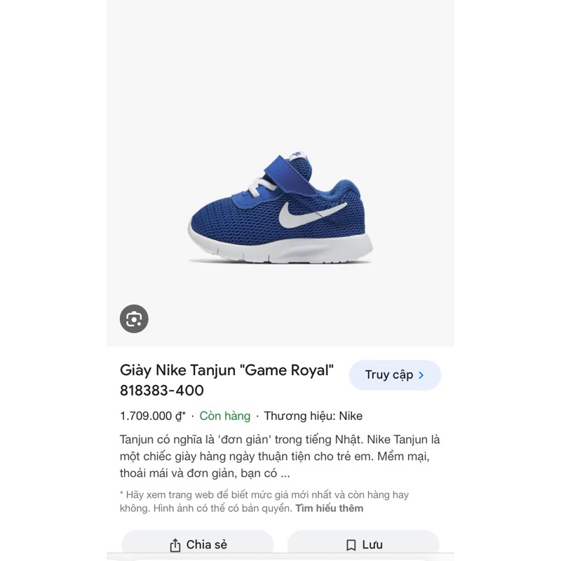 Giày Nike Tanjun