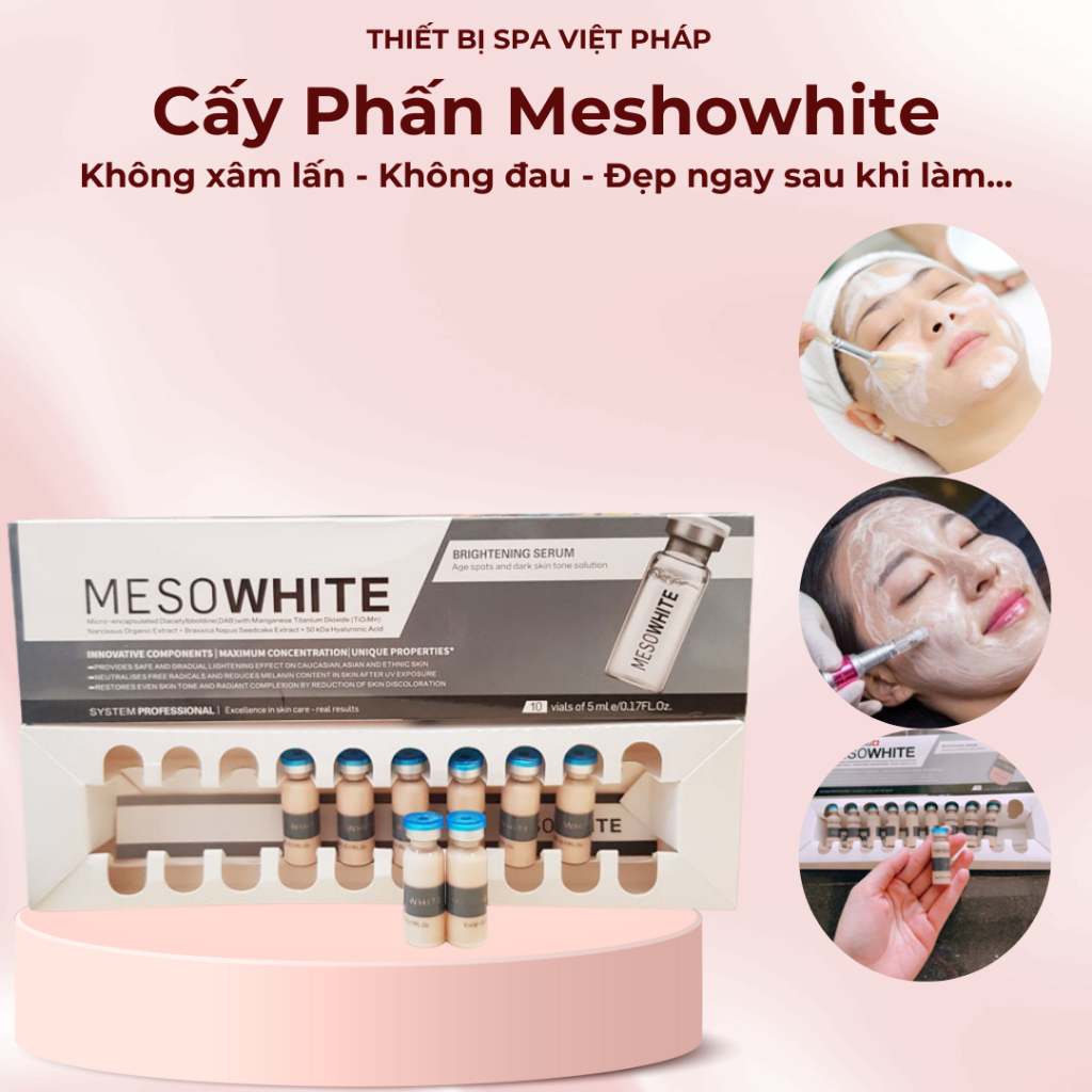 Cấy Phấn Trắng Sáng Meshowhite Hàn Quốc-Lẻ lọ