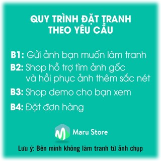 Tranh Canvas 40x70 (cm) có khung composite