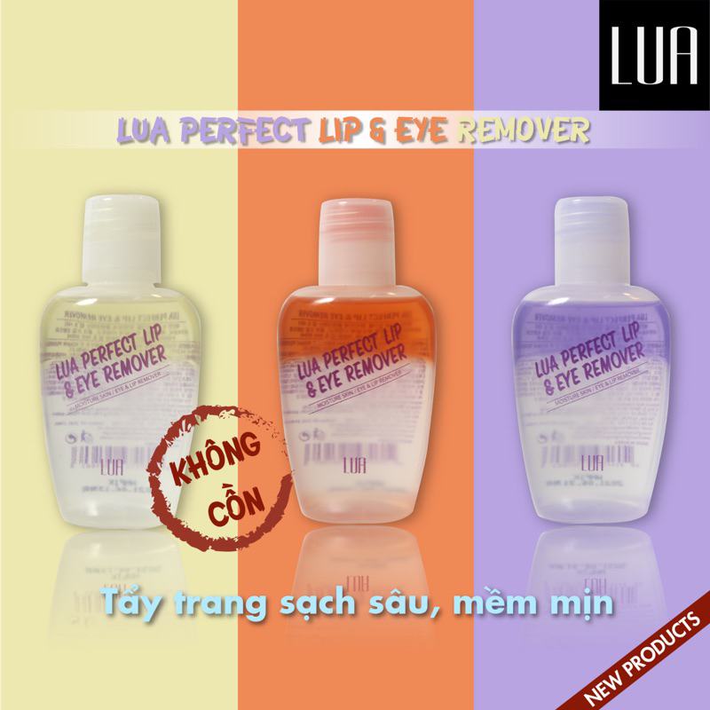 TẨY TRANG MẮT MÔI LUA LIP & EYE