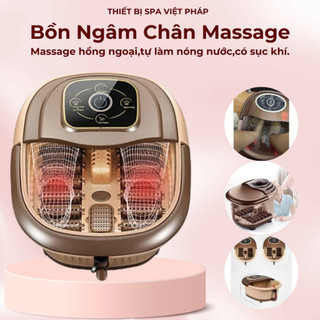 bồn ngâm chân massa hồng ngoại,tự làm nóng nước,có sục khí