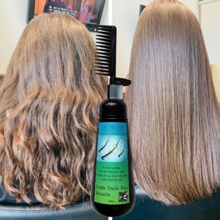  Lược Duỗi Tóc Thẳng Mượt Tự Nhiên 200ml Ocadar Duỗi 1 Lần Không Cần Định Hình Thuận tiện Dễ sử dụng 