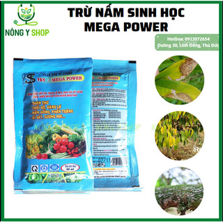 Phòng diệt nấm bệnh, thán thư, rỉ sắt, sương mai - TKS - MEGA POWER, gói 40ml, thối rễ, vàng lá, thối thân, chảy mủ