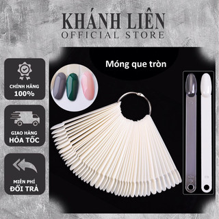 Móng que tròn tập vẽ, tập sơn, làm mẫu bảng màu