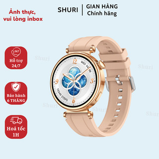 Đồng hồ thông minh gt4 mini cho nữ / smart watch 41mm mặt tròn nghe gọi nhận tin nhắn zalô - mess - chống nước ipx7