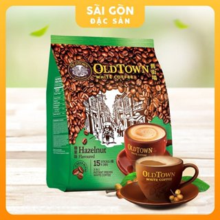  Cà Phê Trắng White Coffee OldTown Cafe Malaysia Hazelnut 15 Gói x 35G Malaysia SÀI GÒN ĐẶC SẢN 