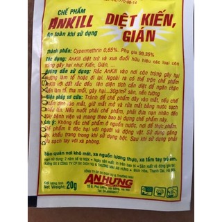 Chế Phẩm Diệt Kiến, Gián ANKILL (Gói 20gr)
