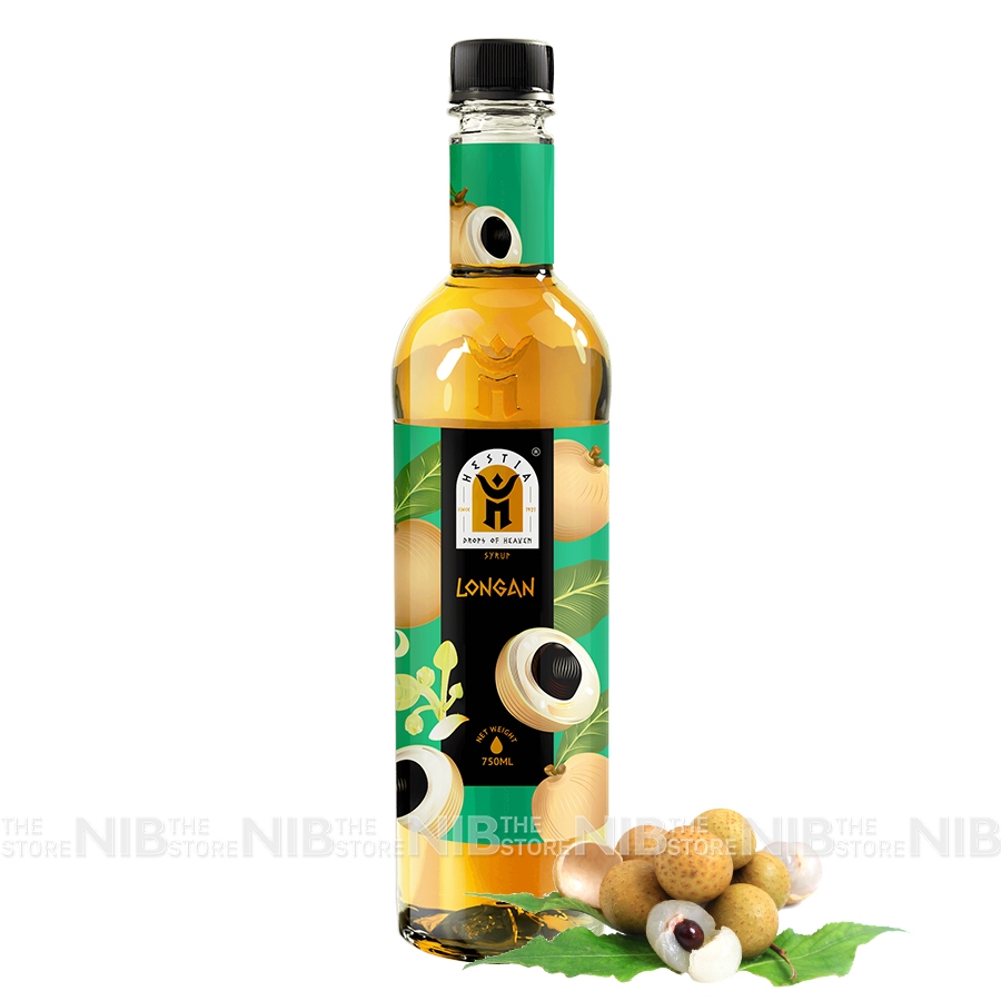 Syrup Hestia Nhãn (Longan) chai 750ml