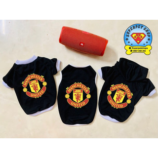 Áo thú cưng logo manchester united đen siêu xinh giá rẻ