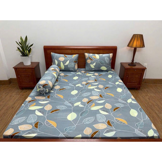 Bộ ga giường thun lạnh Hàn Quốc 4 món nệm 3-25cm (xem mô tả )
