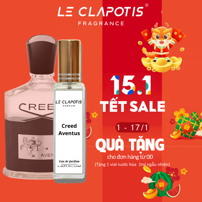 Nước Hoa Nam Creed Aventus EDP Bản Pha Tay Chính Hãng Le Clapotis – Mùi Hương Của Giới Thượng Lưu