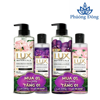 (Tặng kèm chai 350g) Sữa tắm nước hoa Lux 570g