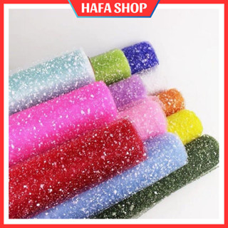 Giấy Lưới Tuyết Đủ Màu Cuộn To KT 50Cm x 4M Gói Hoa, Bó Hoa, Bọc Hoa, Lót Hoa, Làm Tráp Oản, Đồ Handmade