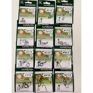  Lưỡi Câu Cá Maruseigo Maruto 6113 Chất Liệu Carbon Siêu Cứng Dùng Câu Cá Chép Rô Phi Mè Tra Trê Chim 