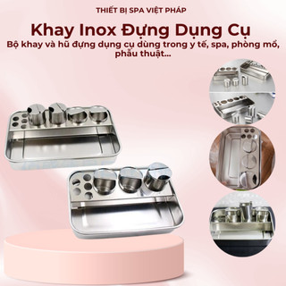 khay đa năng inox y tế dùng trong spa,tmv
