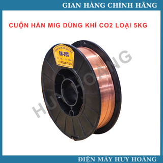 Cuộn dây hàn mig 5kg dùng khí CO2 cao cấp