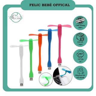 Quạt USB 2 cánh cắm máy tính, quạt usb 2 cánh đủ màu cắm sạc dự phòng tiện dụng