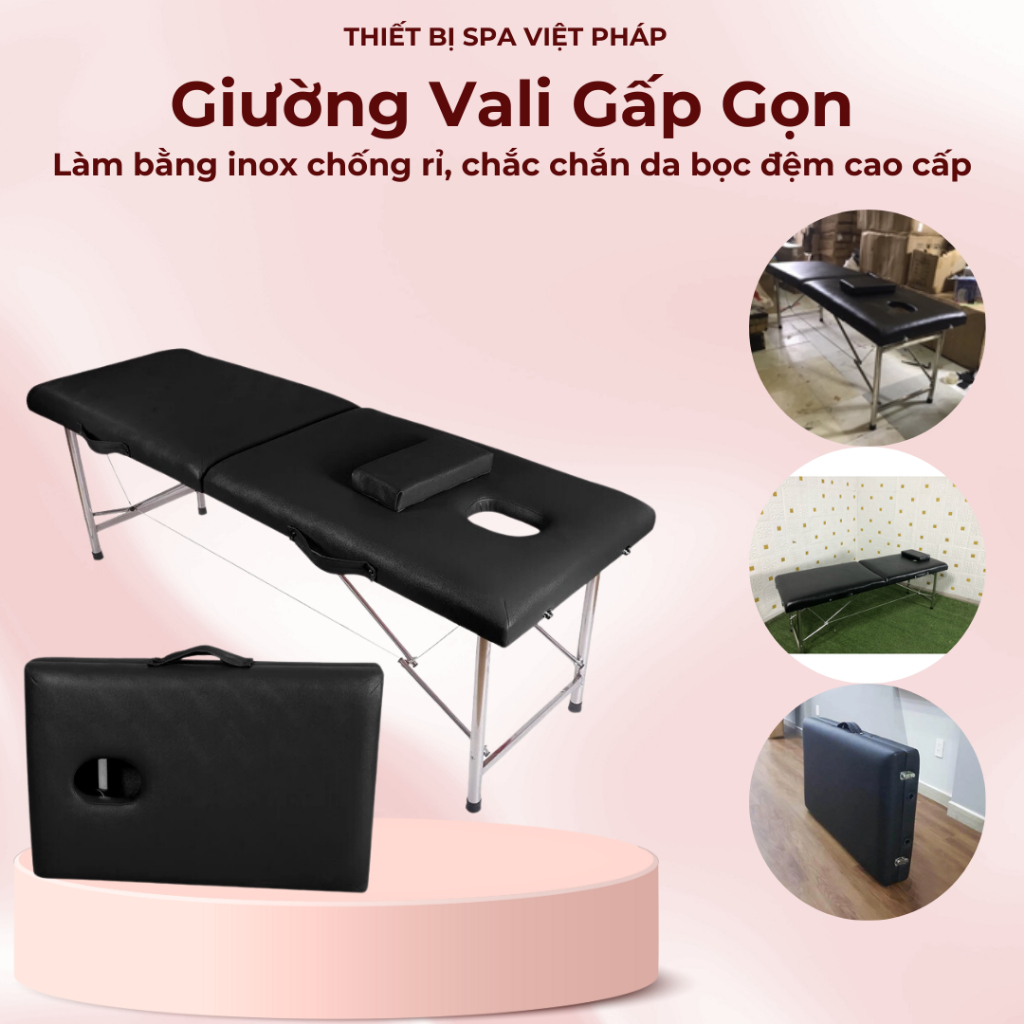 Giường spa - massage cao cấp gấp gọn