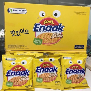  Hộp 24 gói mì Enaak vàng vị gà  30gr  