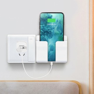 Giá để điện thoại dán tường , Để Remote, Kệ đựng điện thoại khi sạc gắn tường đa năng